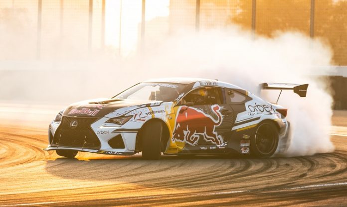 Meet the world’s first Lexus RC F professional drift car - Lexus UK ...